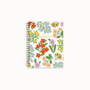 Loveliest Floral Spiral Lined Notebook By Linden Paper Co.