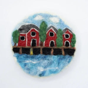 Lunenburg Skyline Felted Soap By Magic of Wool