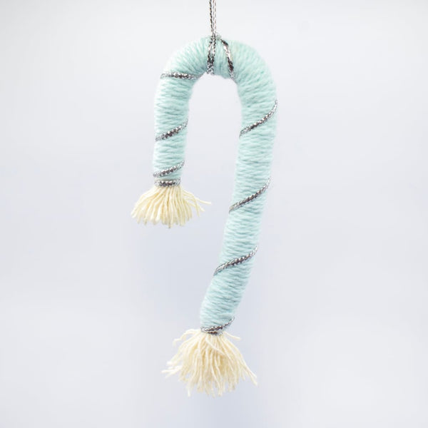 Macrame Candy Cane Ornament (various colours) By Beta