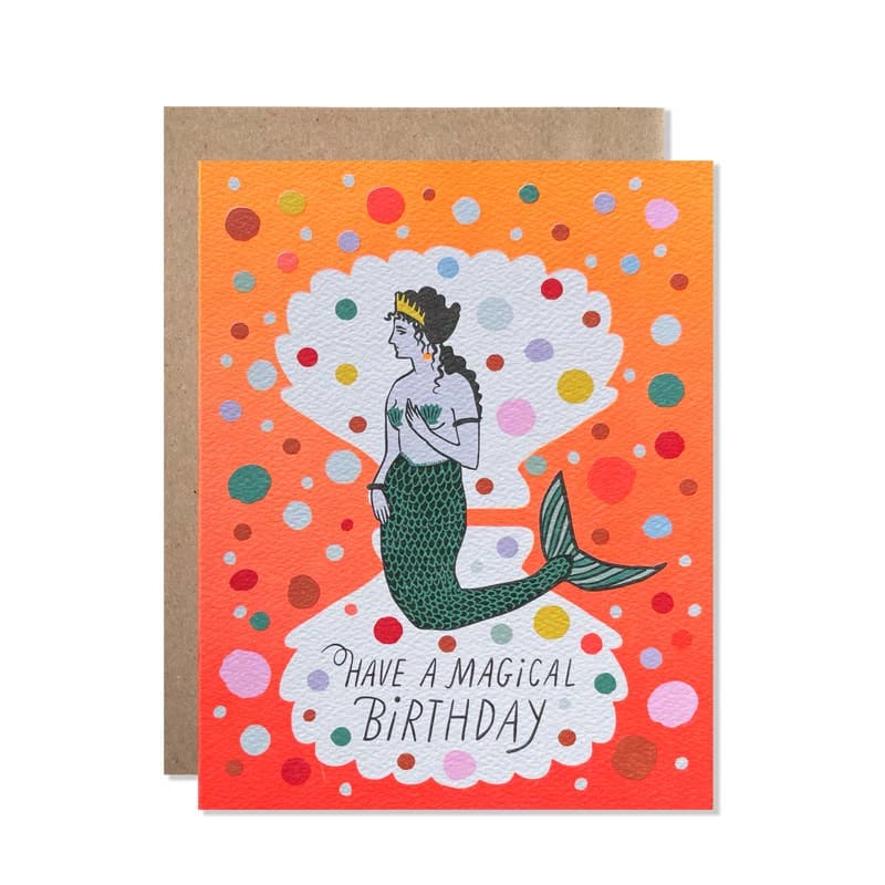 Magical Mermaid Birthday Card By Hartland Cards
