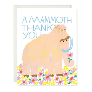 Mammoth Thank You Card By Karen Schipper