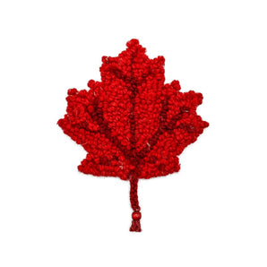 Maple Leaf Rug Hooked Pin By Lucille Evans Rugs