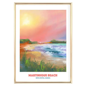 Martinique Beach 11x14 Print By Janna Wilton Art