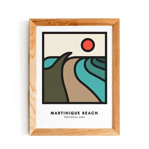 Martinique Beach Provincial Park 12x16 Print By Osgoode