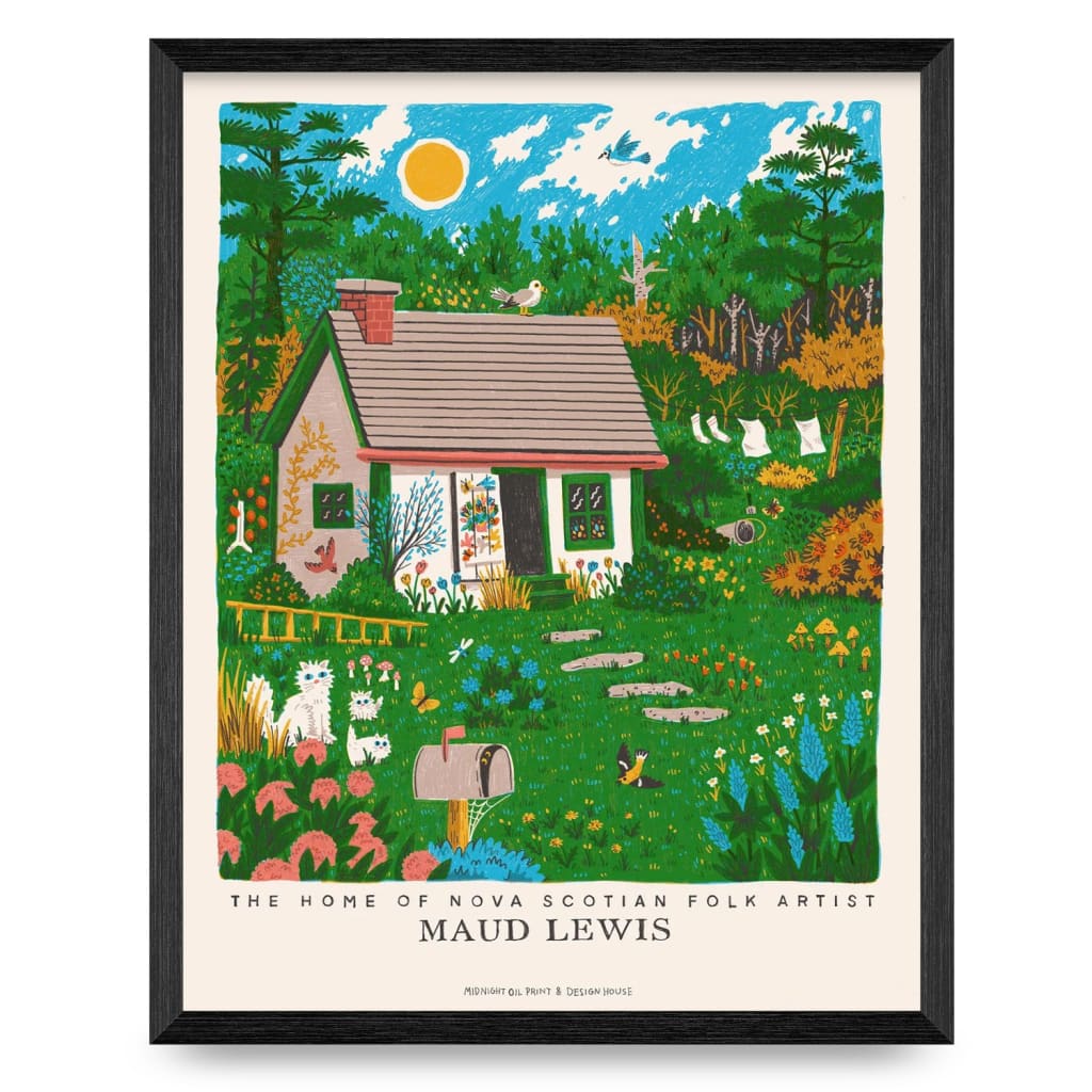 Maud Lewis House 16x20 Print By Midnight Oil