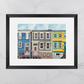 Maynard Street House Collage 8x10 Print By Andrea Crouse
