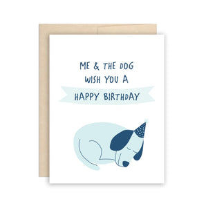 Me + The Dog Birthday Card By Beautiful Project