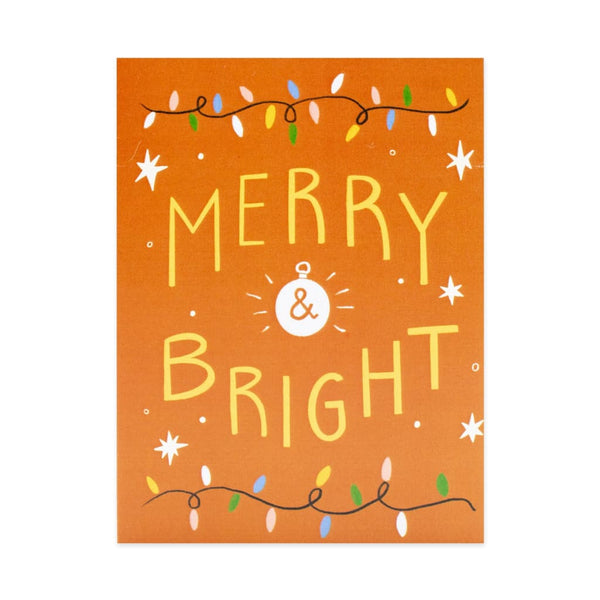 Merry & Bright Lightbulbs Card By Bestie