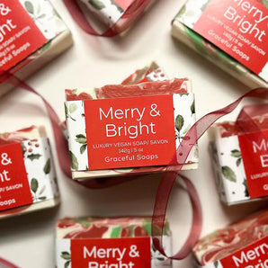 Merry & Bright Vegan Soap By Graceful Soaps