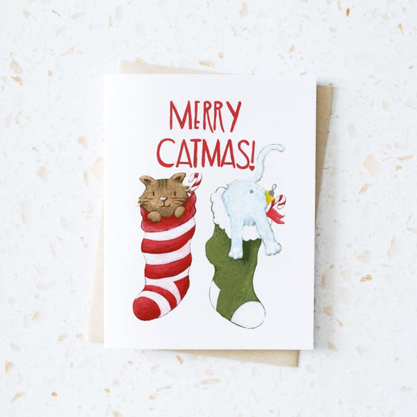 Merry Catmas Card By Hop & Flop
