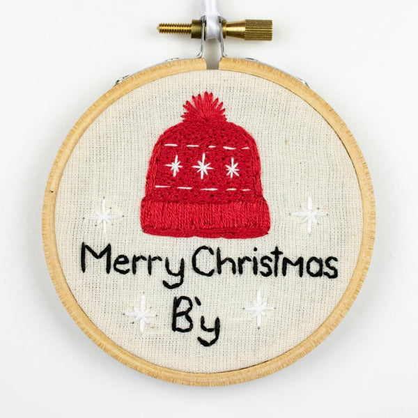 Merry Christmas B’y Embroidery By Katiebette