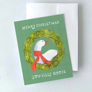 Merry Silly Goose Card By Julep and Trubbs Studio