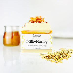 Milk And Honey Vegan Soap By Graceful Soaps