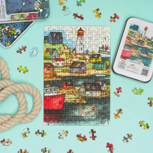 Mini Puzzle Peggy’s Cove By Downtown Sketcher