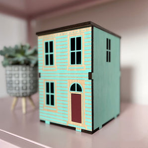 Mint Biscuit Box Miniature House By Beepart