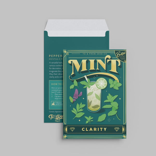 Mint Seed Packet By KDP Creative Hand Lettering and Design