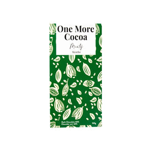 Minty Dark Chocolate Bar By One More Cocoa