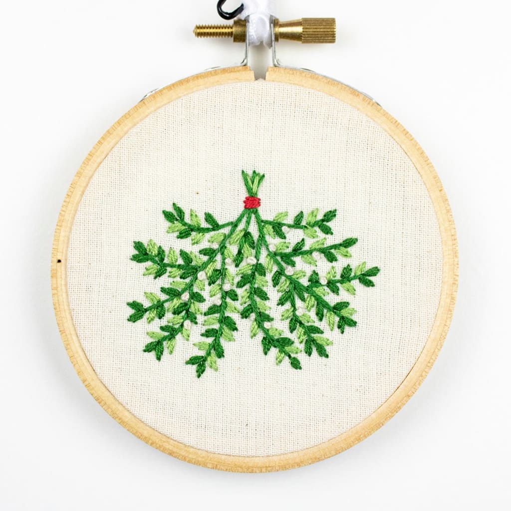 Mistletoe Embroidery By Katiebette