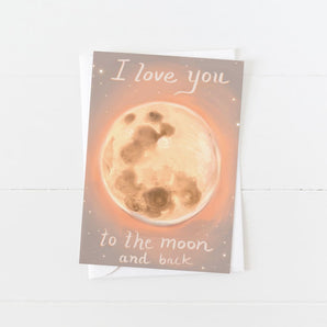 Moon And Back Card By Briana Corr Scott