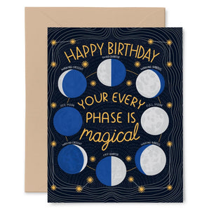 Moon Magic Birthday Card By Gingiber