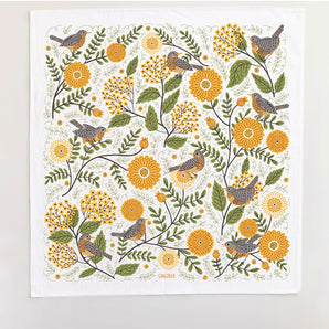 Mums & Robins Tea Towel By Gingiber