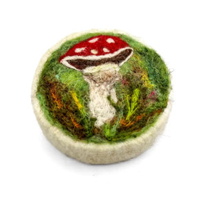 Mushroom Felted Soap (various designs) By Magic of Wool
