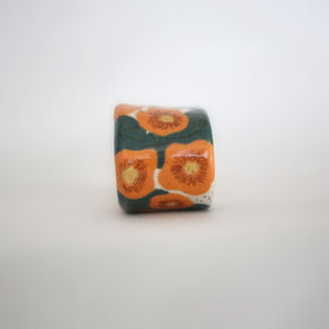 Nasturtium Ceramic Napkin Ring By Hello Maë