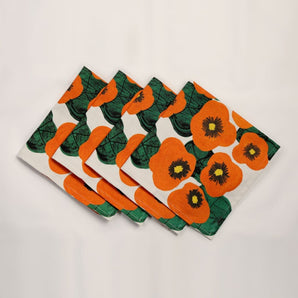 Nasturtium Napkin Set (4) By Hello Maë