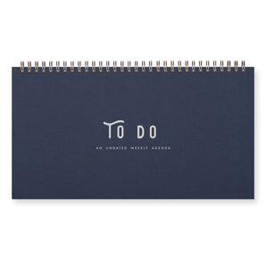 Navy To Do Weekly Planner (Undated) By Ruff House Print Shop