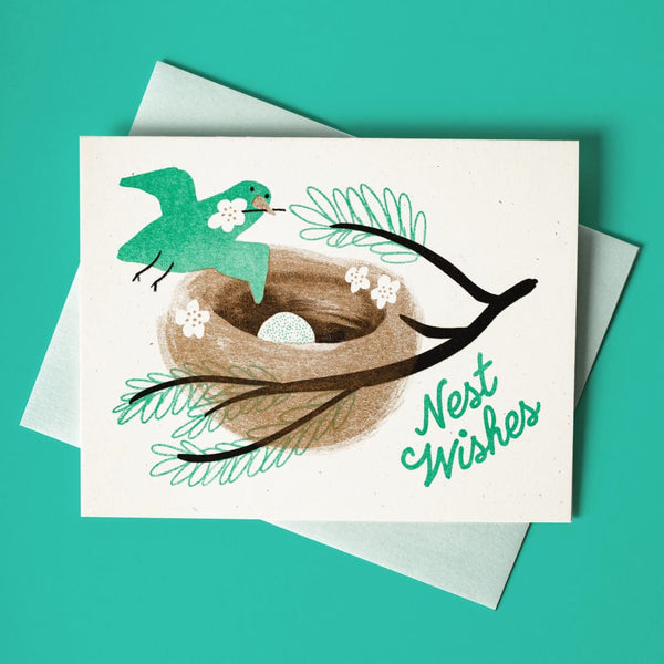Nest Wishes Card By Bromstad Printing Co.