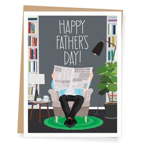 Newspaper Dad Card By Apartment 2 Cards
