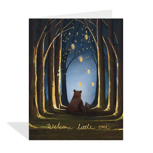 Nighttime Cub Foil Card By Halfpenny Postage