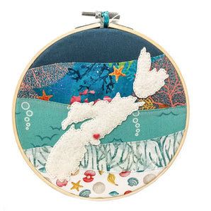Nova Scotia Love Stitched Hoop (various designs)