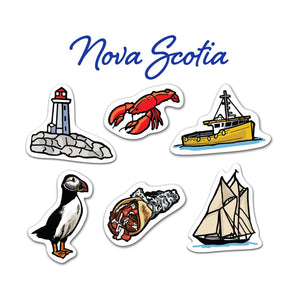 Nova Scotia Magnet Pack By Design Corner