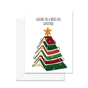 Novel-ous Christmas Card By Jaybee Design