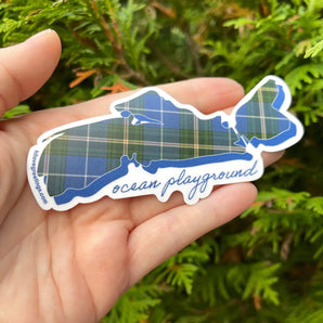 NS Tartan Sticker By hi love. greetings
