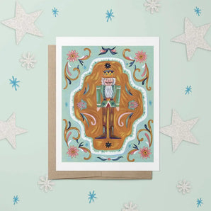 Nutcracker Holiday Card By Bryanna Chapeskie