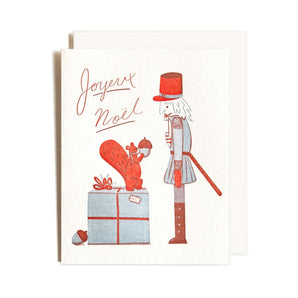 Nutcracker Noel Card By Homework Letterpress