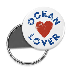 Ocean Lover Pocket Mirror By Inkwell Originals