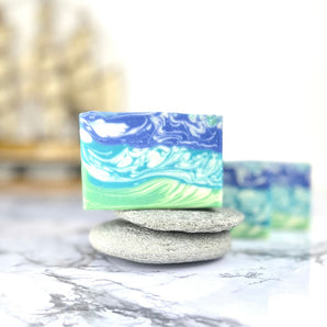 Ocean Swirl Vegan Soap By Graceful Soaps