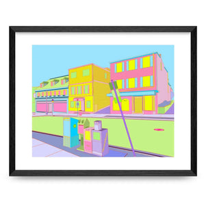 Old Friends Portland Street 11x14 Print By Brian Hotson