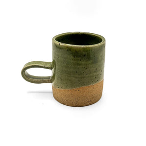 Olive Green Speckle Espresso Mug By Union Street Pottery