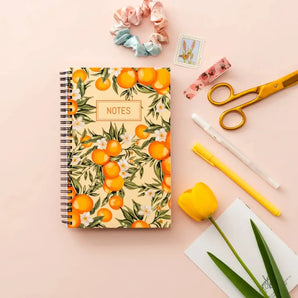 Orange Blossom Notebook By Jaybee Design