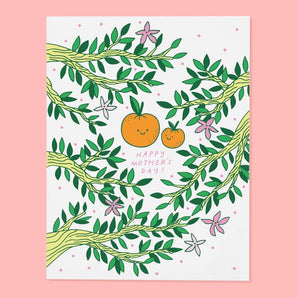Orange Mother’s Day Card By The Good Twin