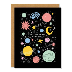 Out Of This World Dad Card By Badger & Burke