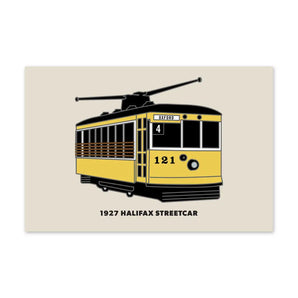 Oxford Streetcar Postcard By Inkwell Originals