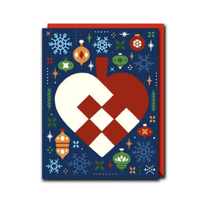 Paper Heart Holiday Card By Kate Leth