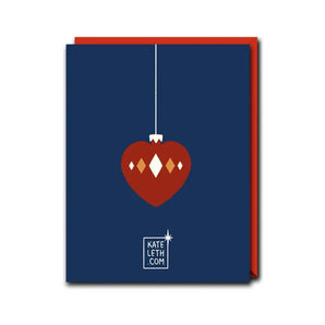 Paper Heart Holiday Card By Kate Leth