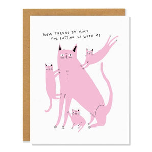 Patient Cat Mother’s Day Card By Badger & Burke