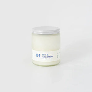 Peach + Ginger 8oz Soy Candle By Flambette